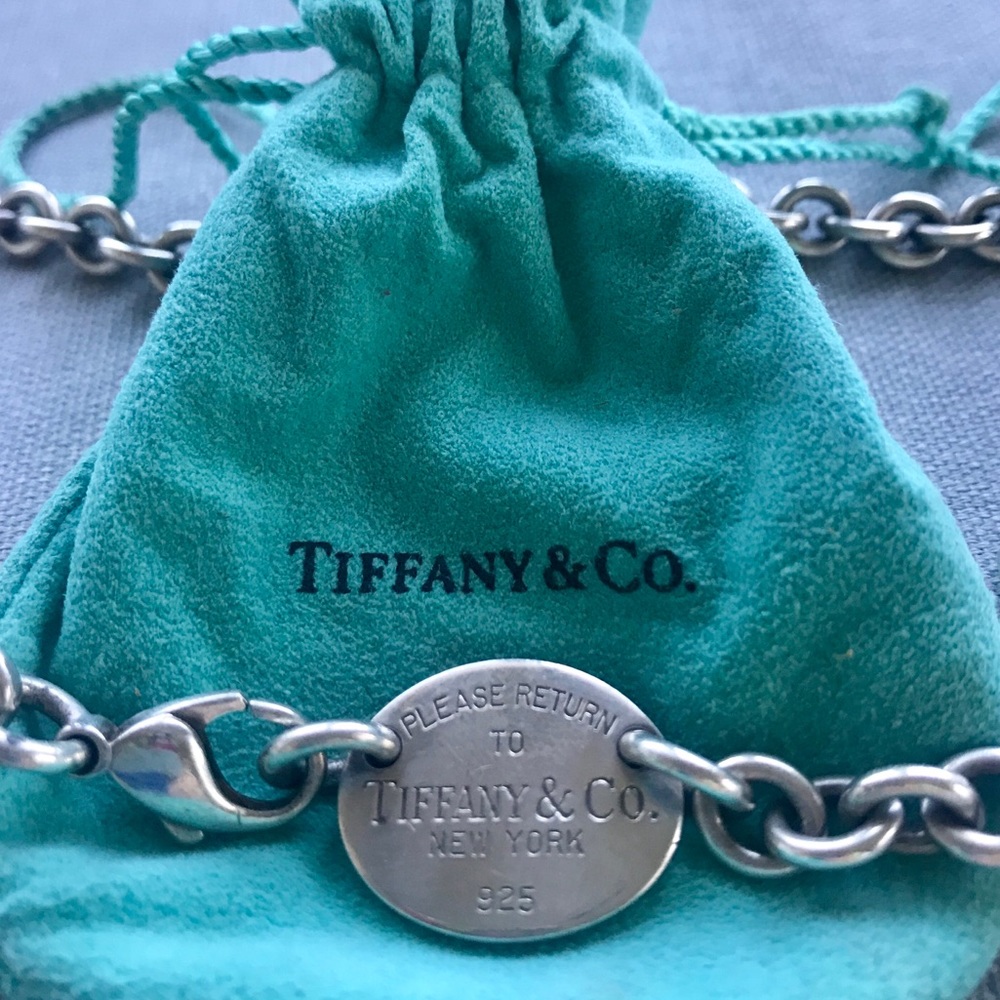Authentic Tiffany & Co. sterling silver choker.